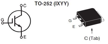IXGY2N120, IGBT-транзистор, 1200 В, 2А